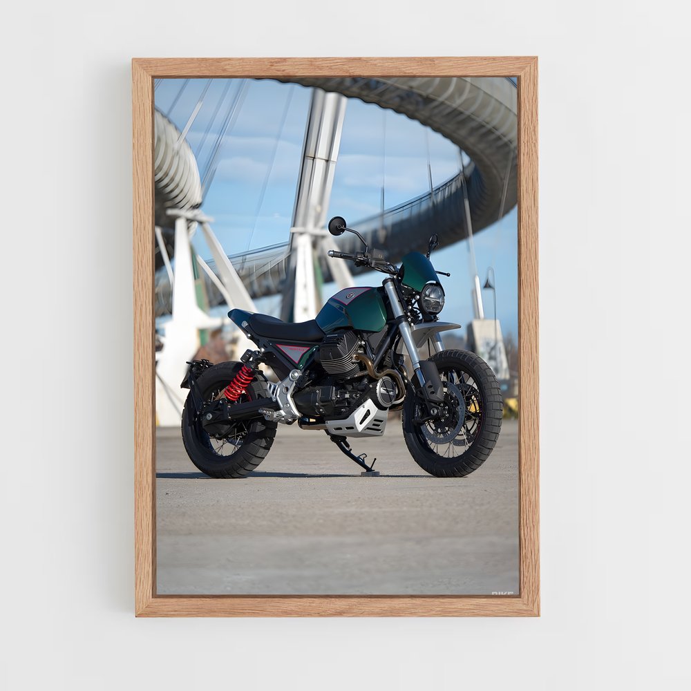 Poster La Route des Aventures – affiche Moto Guzzi (vue 4)